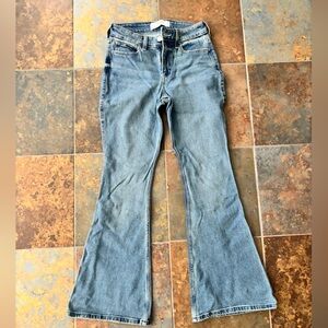 Hollister Men's Light Blue Bootcut Jeans